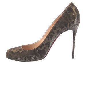 Christian Louboutin Leopard Print Heels Size 10